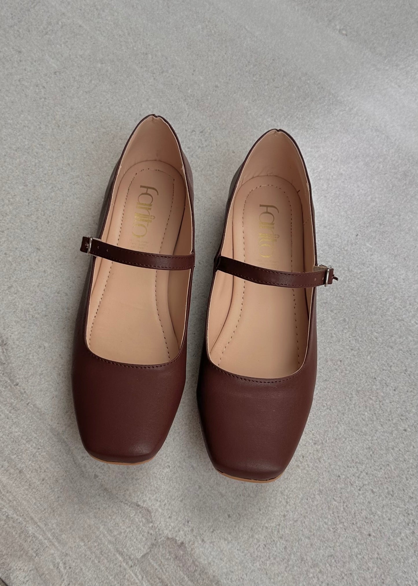 Matilde marrone balerina Café