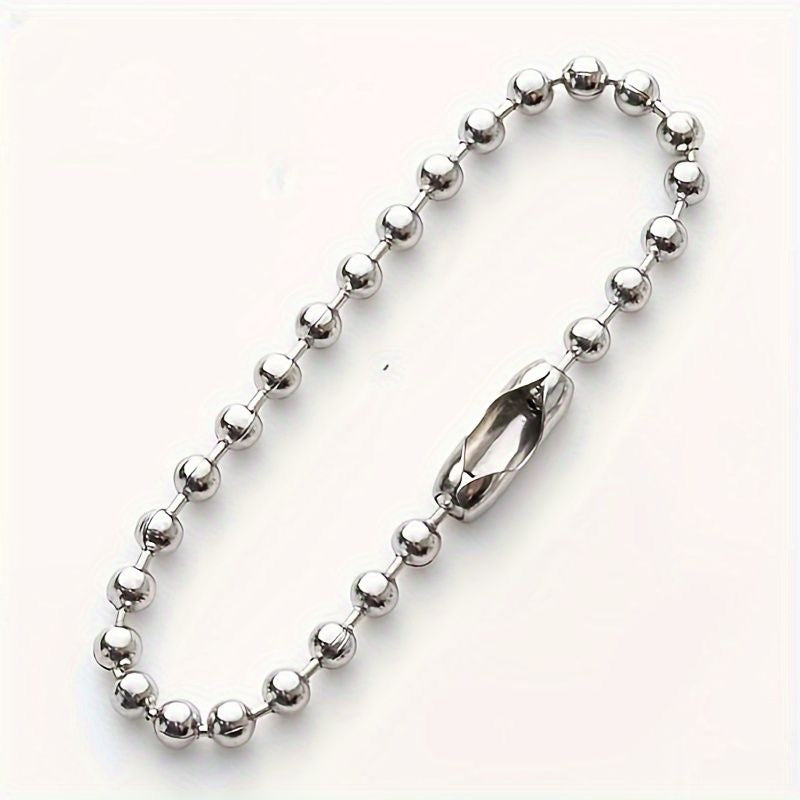 Round bead plateado