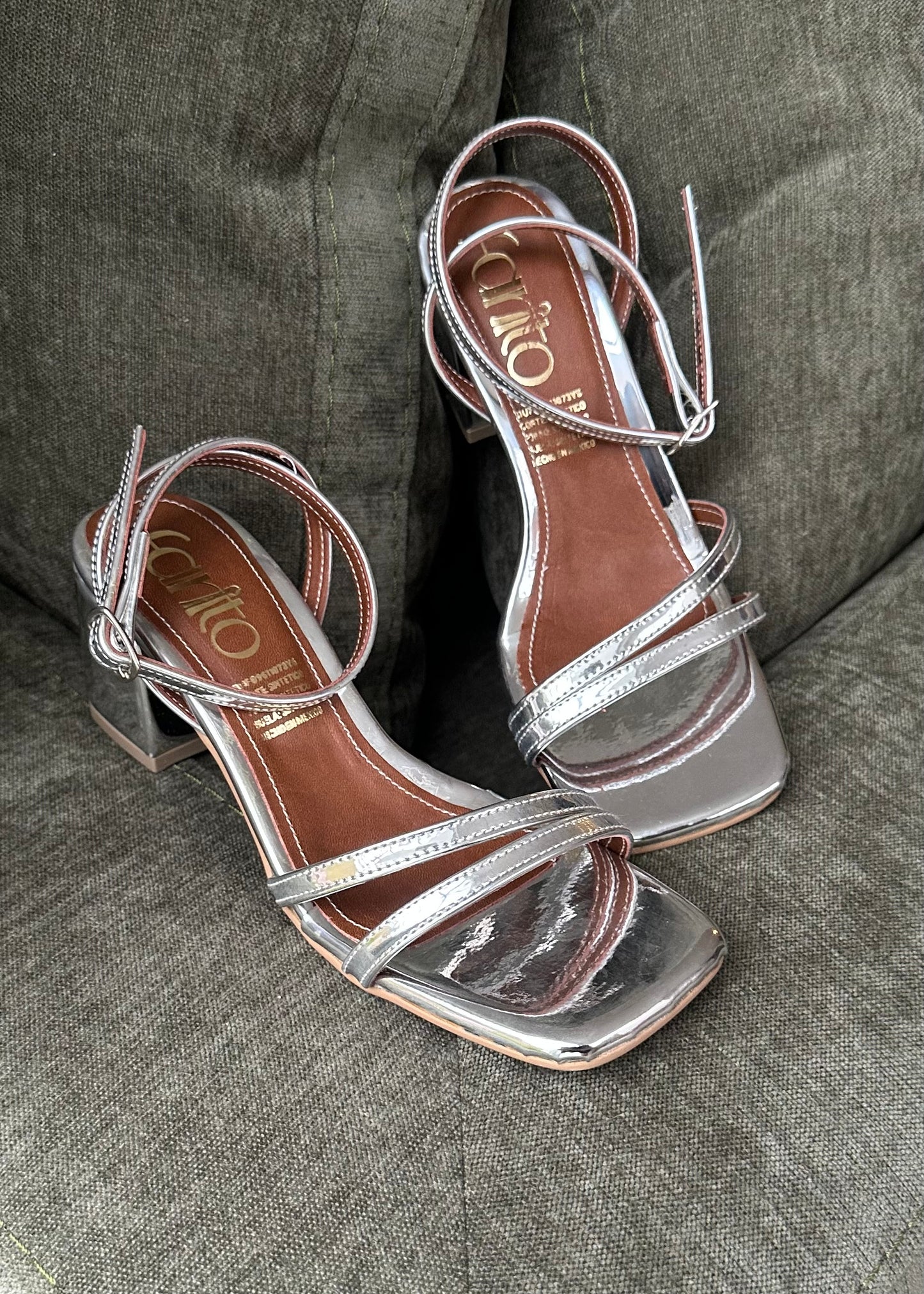 Gaia plata zapatilla