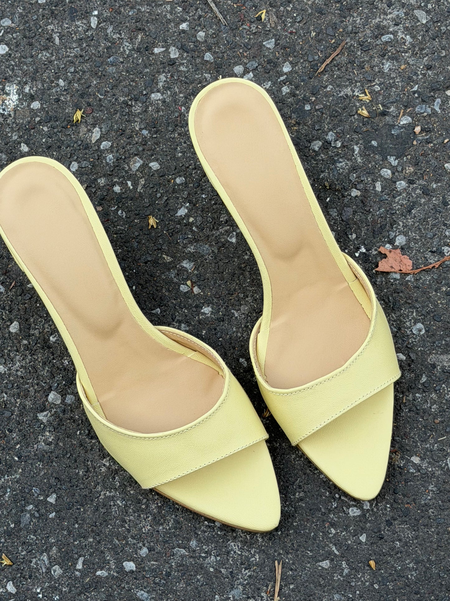 Brisa banana zapatillas de tacon