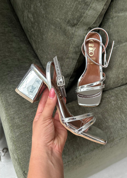 Gaia plata zapatilla
