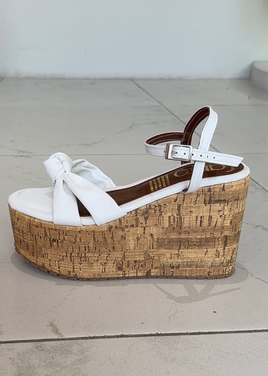 Mara plataformas corcho blanco