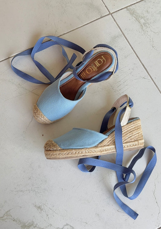 Greta azul alpargata