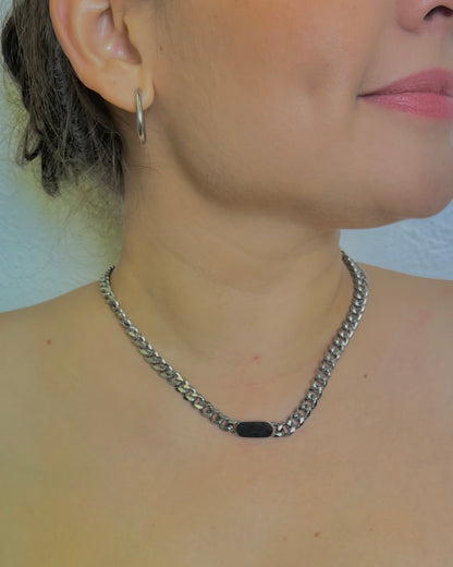 Serena silver necklace