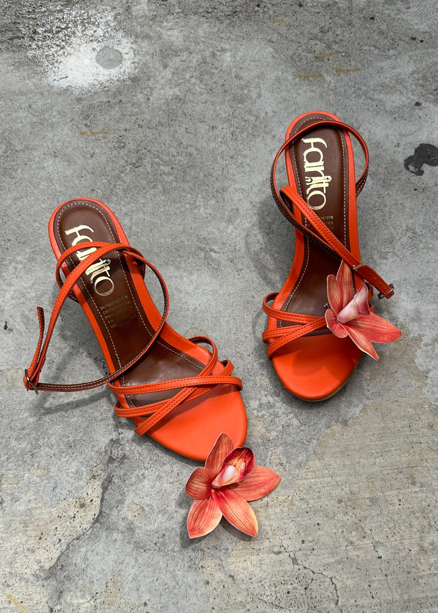 Barranquilla zapatillas naranjas