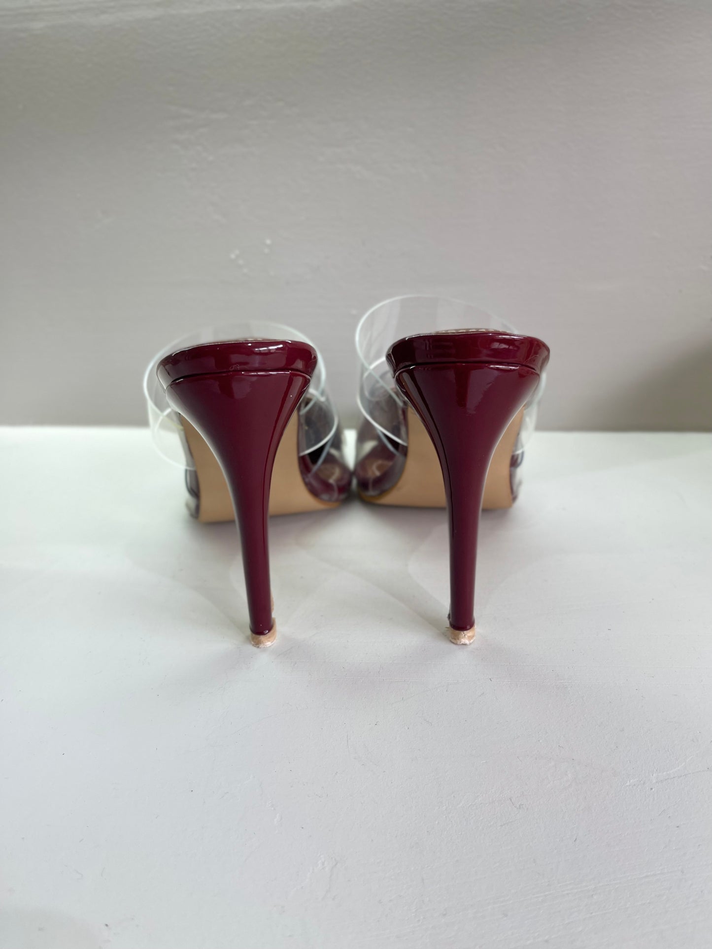 Macarena burgundy zapatillas