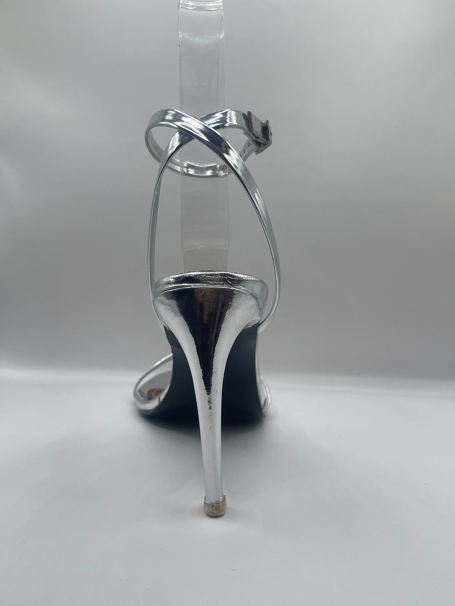 Farah plata zapatillas de tacon con hebilla