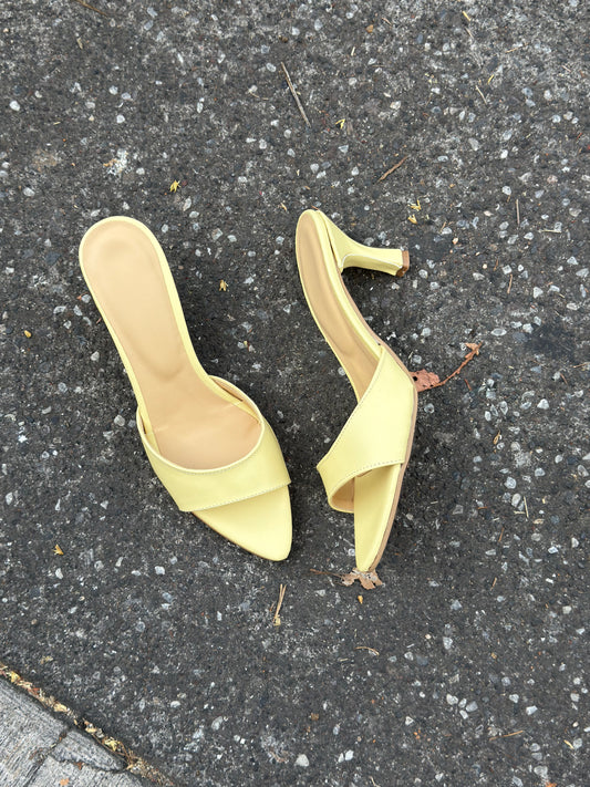 Brisa banana zapatillas de tacon