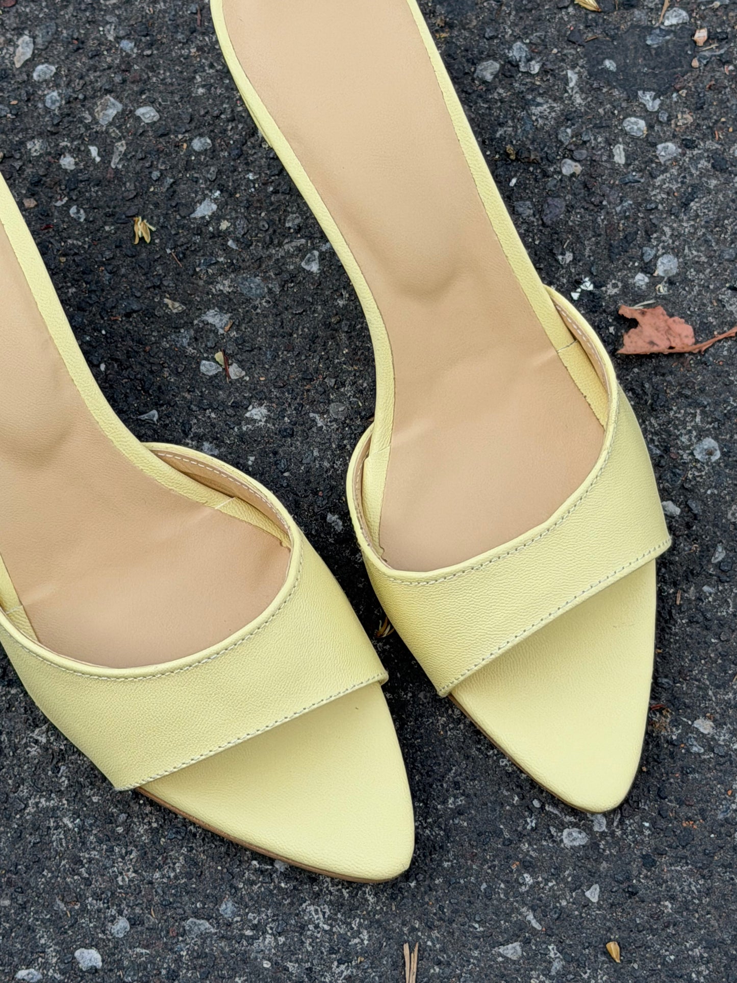 Brisa banana zapatillas de tacon